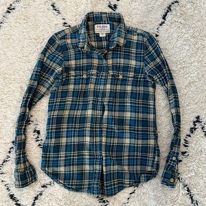 Filson plaid flannel size small